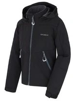 Husky  Salex K black, 140 Detská softshell bunda