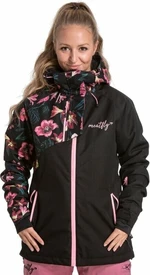 Meatfly Deborah SNB & Ski Jacket Hibiscus Black XS Giacca da sci