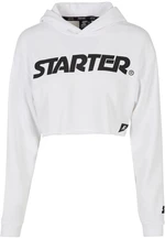 Ladies Starter Cropped Hoody White