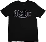 AC/DC Tričko Logo History Black XL