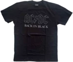 AC/DC Tričko Back In Black Black L