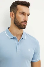 Polo tričko Calvin Klein Jeans pánske, jednofarebné, J30J315603