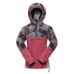 Kids jacket with ptx membrane ALPINE PRO GIBBO olivine variant PA