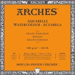 Arches Watercolour Rough Block Natural White 20 x 20 cm 300 g Album per schizzi