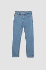 DEFACTO Boy Straight Fit Standard Leg Jean Basic Trousers