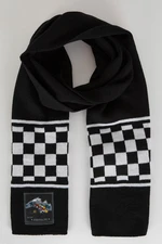 DEFACTO Boy's Checkered Woven Label Scarf