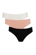 DEFACTO Fall In Love Ribana 3-Pack Slip Panties