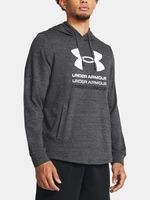 Under Armour Mikina UA Rival Terry Graphic Hood-GRY - Pánské