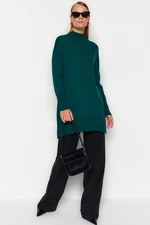 Trendyol Dark Green High Neck Knitwear Sweater