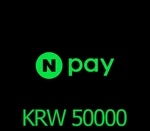 Naver Pay 50000 KRW Gift Card KR