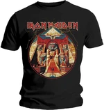 Iron Maiden T-shirt Powerslave Lightning Circle Black S