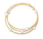 JwL Luxury Pearls Bronzový náramok s pravými perlami JL0756