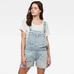 G-STAR Jumpsuit - Faeroes bf Short Overall rp tu Wmn light blue