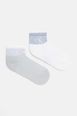 Ponožky Calvin Klein Jeans 2-pack dámské, modrá barva, 701230599