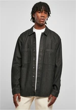 Oversized Denim Pocket Shirt RealBlack Washed