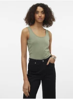 Zelené dámske basic tielko VERO MODA Maxi