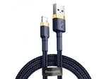 Baseus Cafule Cable USB for Lightning 2.4A, 1m, zlatá/modrá