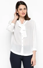 Blúzka - Tommy Hilfiger DALE BLOUSE 3/4 SL biela