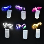 1M/2M/3M LED Copper Wire Light Epoxy Resin Glue Filling String Light Fairy Light Waterproof Night Light Wedding Decoration Tool