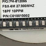 10PCS 27.000MHZ FSX-6M27.000MHZ SMD4 6035 Active crystal oscillator