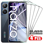 4pcs Full Cover Glass for Realme Narzo N55 50 50a 50i Prime 30a 30i 30 Pro Tempered Glass Screen Protector Film 50 30 A I Prime