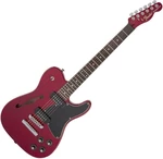 Fender Jim Adkins JA-90 Telecaster Thinline IL Crimson Red Transparent Elektromos gitár