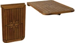 Talamex Teak Tabletop Balcony Mesa para botes, Silla para botes