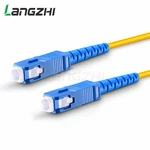 10pcs SC UPC to SC UPC Single Mode Fiber Patch Cable Jumper 2.0mm 3.0mm PVC Fibra Optica Ftth