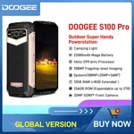 DOOGEE S100 Pro Rugged Phone 6.58 Display Cellphone 12GB+256GB Helio G99 6nm 108MP Main Camera 22000mAh Camping Light Smartphone