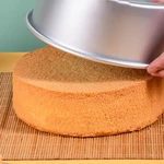 Baking Mould Cake Mold 2/4/6/8/10inch Aluminum Cake Pan Chiffon Cake Mould Deep Cake Tin Food-grade Live Bottom