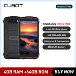 Cubot KingKong MINI 2 Pro Waterproof Smartphones Octa Core 4GB+64GB Dual SIM Android 11 Mobile Phone 3000mAh 13MP Camera Face ID