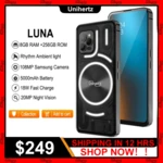 Unihertz Luna 8GB 256GB Smartphone 108MP G99 Mobile Phone Night Vision Rhythm Ambient Light Cellphone android 12