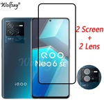 Full Cover Tempered Glass For Vivo iQOO Neo 6 SE Screen Protector Vivo iQOO Neo6 SE Camera Glass For Vivo iQOO Neo 6 SE Glass