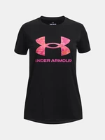 Čierne športové tričko Under Armour UA Tech Print BL SSC