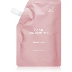 HAAN Hand Care Hand Cream rýchlo sa vstrebávajúci krém na ruky s prebiotikami náhradná náplň Tales of Lotus 150 ml
