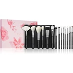 ZOEVA The Artists Brush Set Silver sada štětců s taštičkou 15 ks