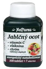 MEDPHARMA Jablčný ocot + Vitamin C + Vláknina + Chróm 107 tabliet