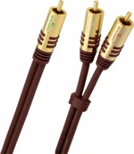 Oehlbach NF Y-Adapter Cinch-2Cinch 2 m Fialová Hi-Fi Audio kabel