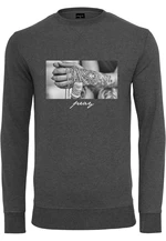 Modlit se 2.0 Dřevěné uhlí Crewneck