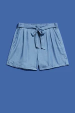 WOMEN'S SHORTS L-SH-4016 D.Blue