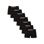 Nedeto 7PACK pánské boxerky černé (7NDTB001-brand) M