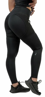 Nebbia High Waist Leggings INTENSE Mesh Black XS Fitness kalhoty