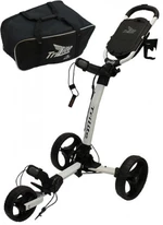 Axglo TriLite 3-Wheel Trolley SET White/Black Chariot de golf manuel