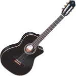 Ortega RCE145 4/4 Black Guitares classique avec préampli