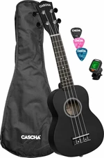 Cascha HH 3969 EN Black Ukulélé soprano