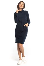 Tessita Woman's Dress T358 4 Navy Blue