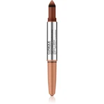 Clinique High Impact Shadow Play™ Shadow & Definer očné tiene v ceruzke duo odtieň Flame + Amber 1,9 g