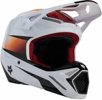 FOX V1 Flora Helmet White/Black M Přilba