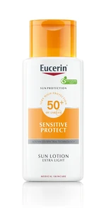 Eucerin SUN Sensitive Protect SPF50+ extra lehké mléko na opalování 150 ml