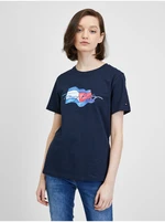 Dark blue women's T-shirt Tommy Hilfiger - Women